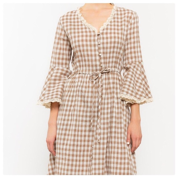 POL Mollie Farms Prairie Linen Dress - Picture 3 of 10